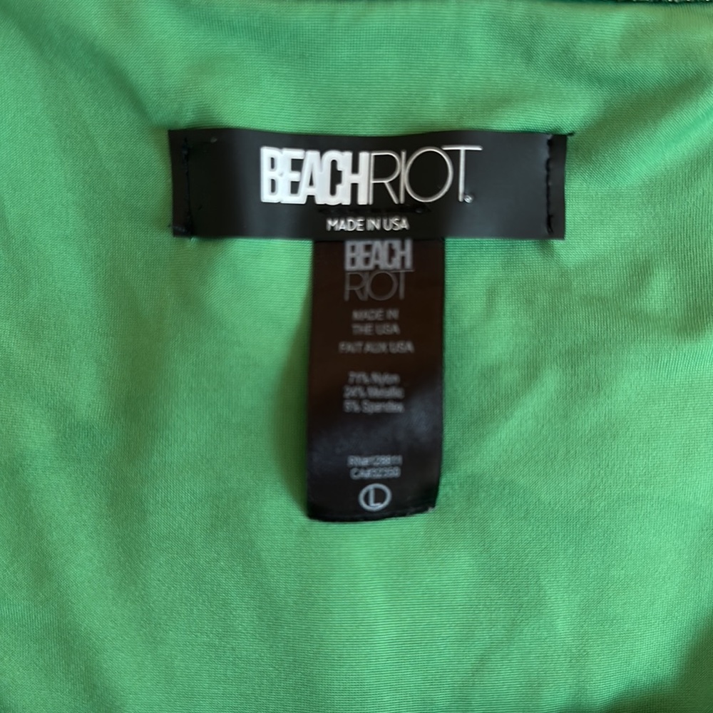 Beach Riot Kelsey Emerald Green Bikini Bottoms - Picture 4 of 4